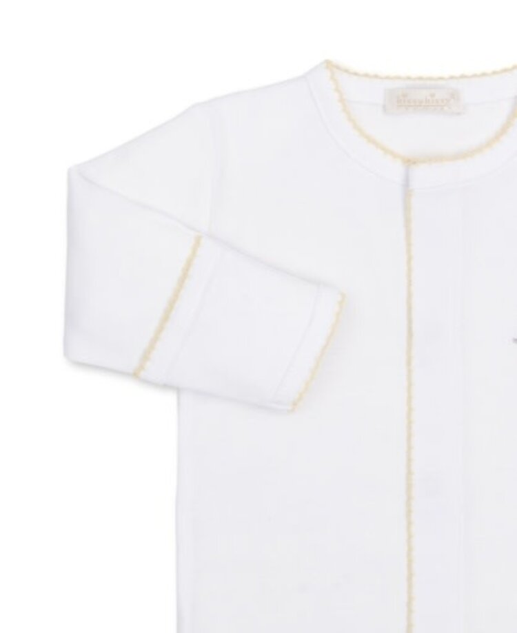 Kissy Kissy Giraffe Love Embroidered Footie