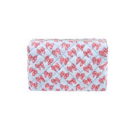 Mavi Bandz Blue Bows Cosmetic Bag