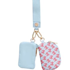 Mavi Bandz Blue Bow Dual Wallet