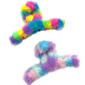 Mavi Bandz Rainbow Furry Hair Claws
