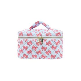 Mavi Bandz Blue Bow Vanity Bag