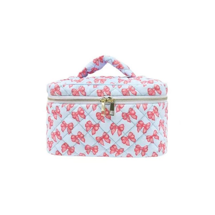 Mavi Bandz Blue Bow Vanity Bag