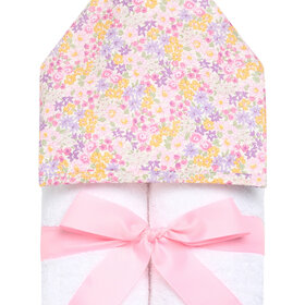 3 Marthas 3 Martha's Hooded Towel - Butterfly Floral Fabric