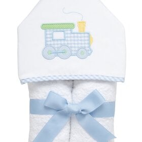 3 Marthas 3 Martha's Hooded Towel - Train