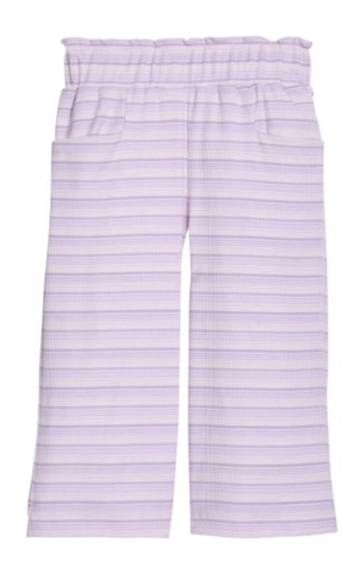 Little English | BISBY Palazzo Pants - Dusty Blue Velour