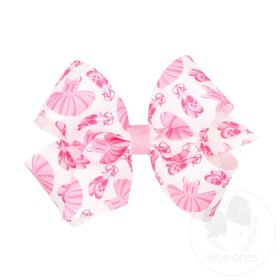 Wee Ones Ballet Print Bow