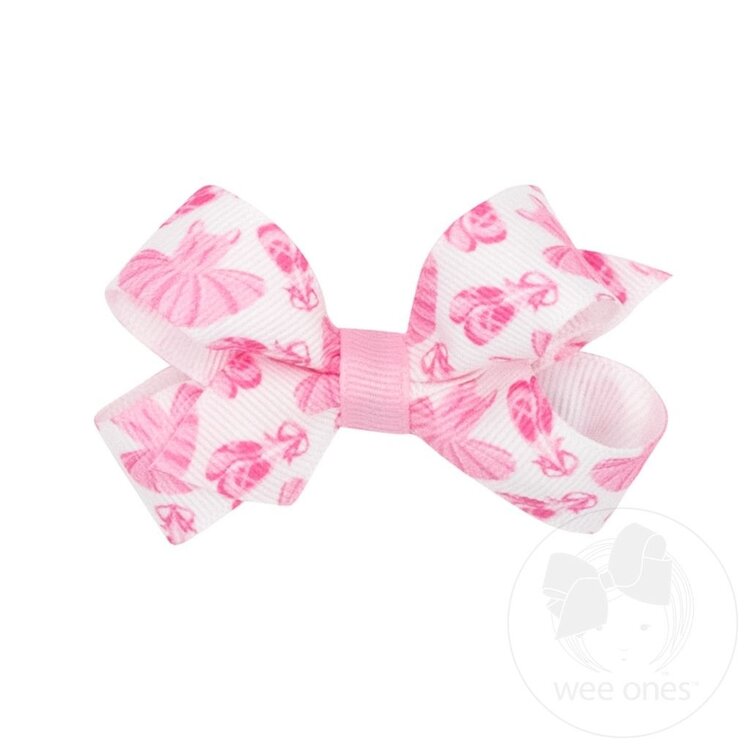 Wee Ones Ballet Print Bow