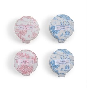 Two's Company Animal Toile Keepsake Box Set