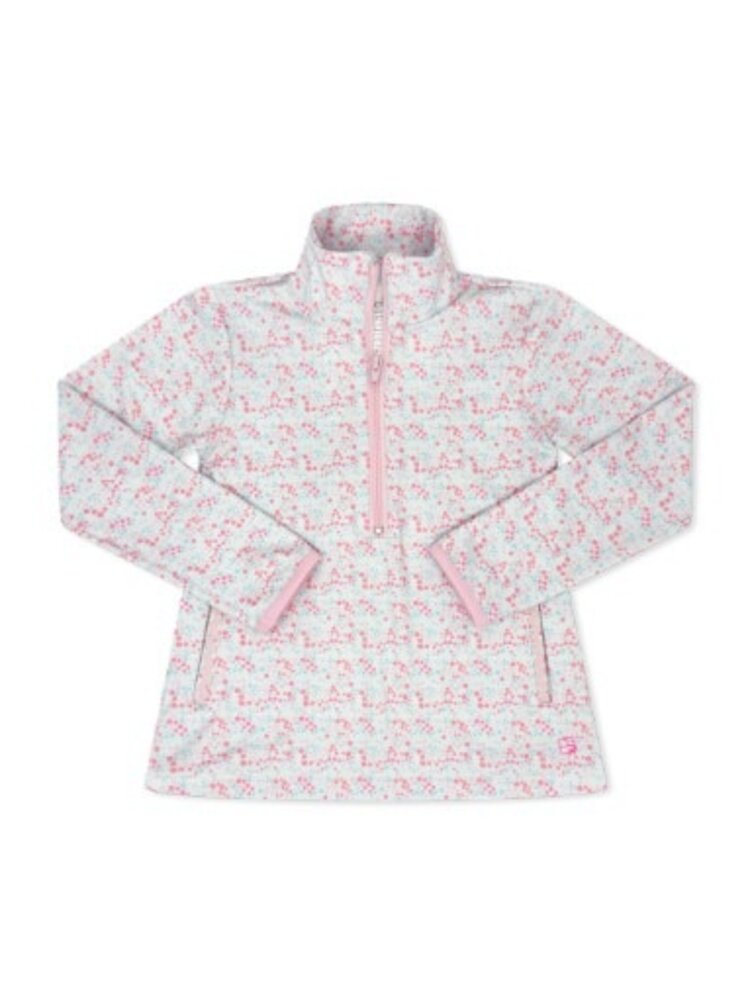 Set Fashions Heather Half Zip Petal Play