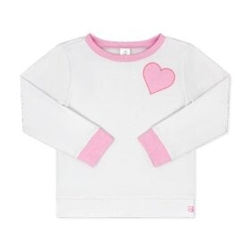 Set Fashions Daisy White Hearty Alex Seatshirt