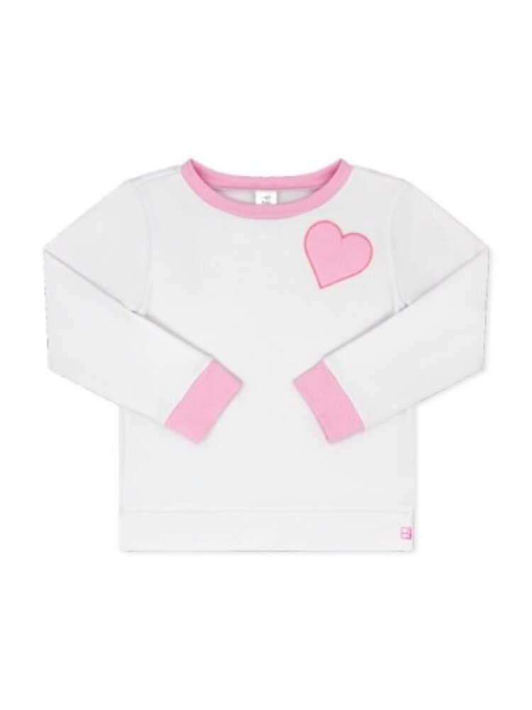 Set Fashions Daisy White Hearty Alex Seatshirt
