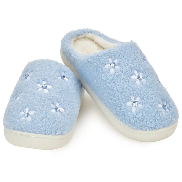 Iscream Blue Ditsy Slippers