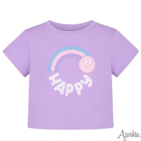 Azarhia Glitter Happy Lavender Boxy Tee