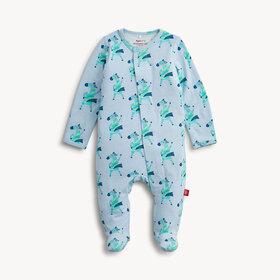 Magnetic  Me Blue Everybody Prance Footie