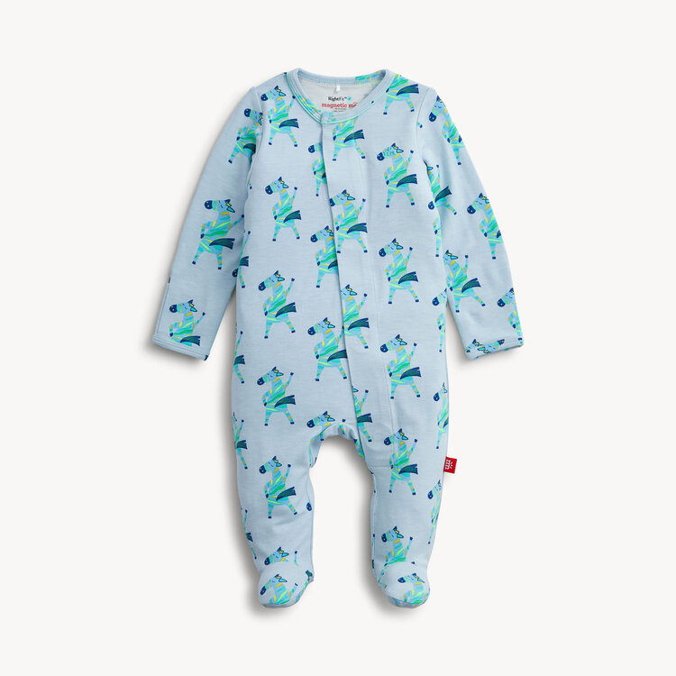 Magnetic  Me Blue Everybody Prance Footie