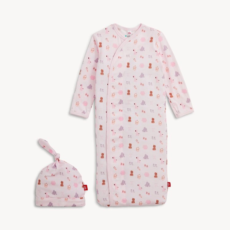 Magnetic  Me Pink Nostalgia Nursey Gown Set