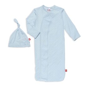 Magnetic  Me Blue Pin Dot Gown Set