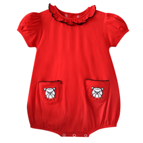 Remember Nguyen Red Knit Bulldog Bubble