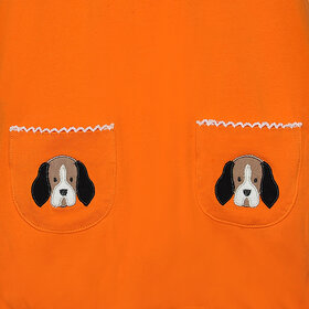 Remember Nguyen Orange Knit Hound Dog Bubble
