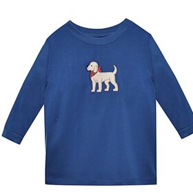 Remember Nguyen Blue Dog with Bandana LS Shirt