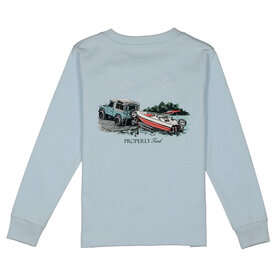 Properly Tied Periwinkle Launch LS Shirt