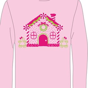 Mustard & Ketchup Pink Gingerbread LS Shirt
