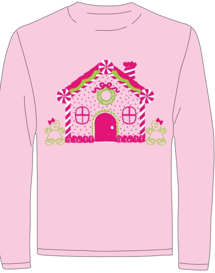 Mustard & Ketchup Pink Gingerbread LS Shirt