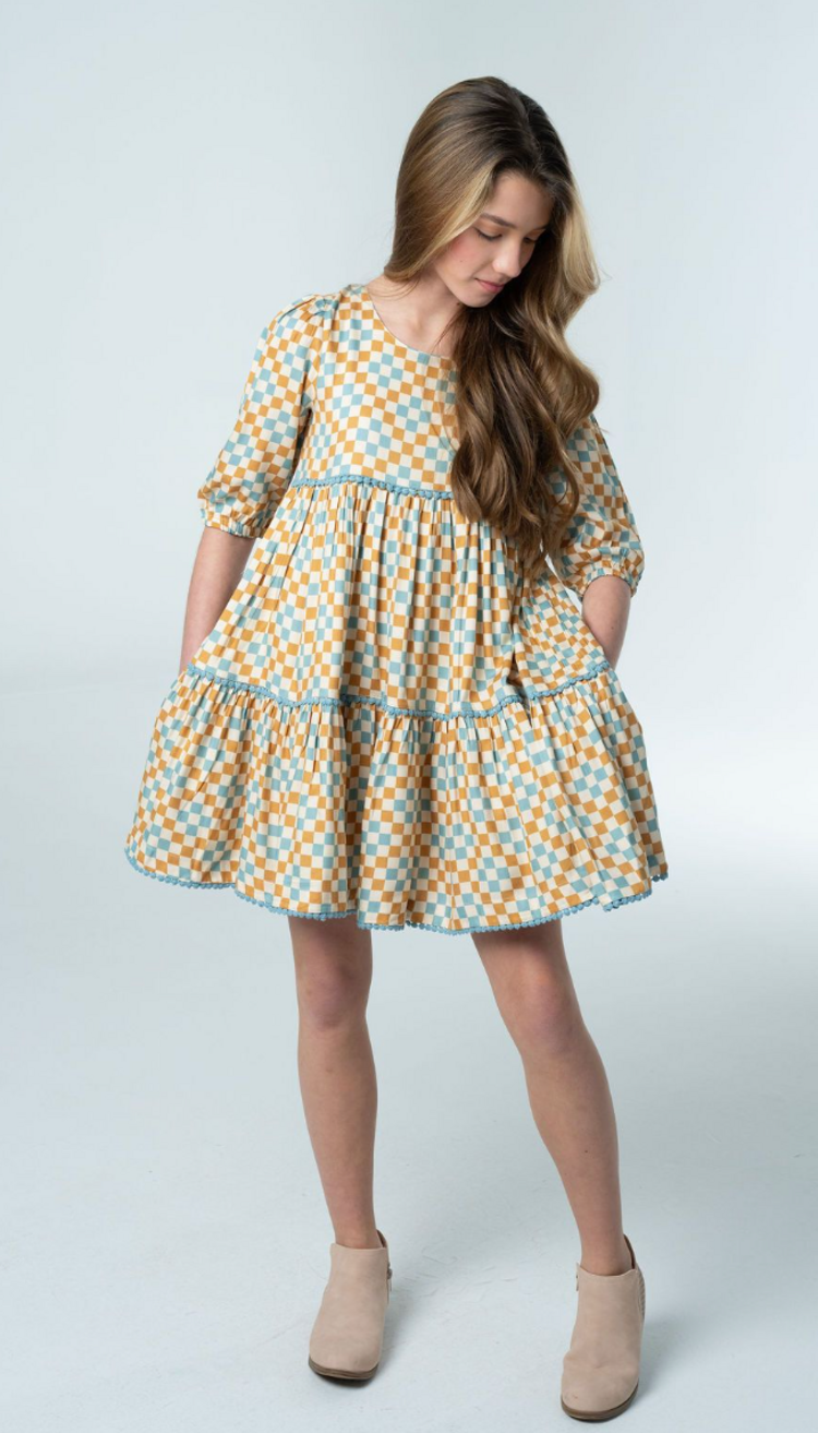Briton Court Muted Taupe Quinn Dress