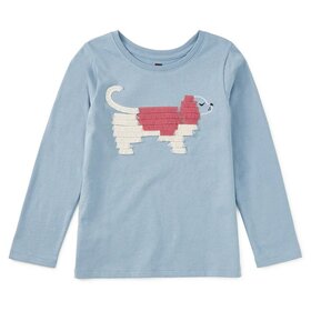 Tea Collection Blue King Charles Spaniel Graphic Tee