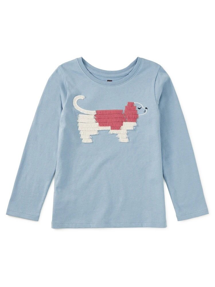 Tea Collection Blue King Charles Spaniel Graphic Tee