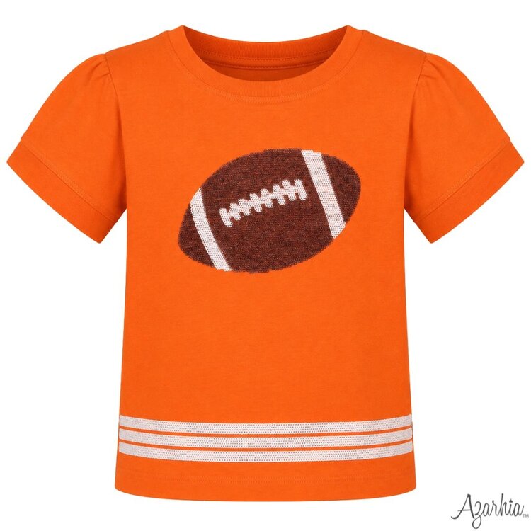 Azarhia Sequin Football Holly Shirt