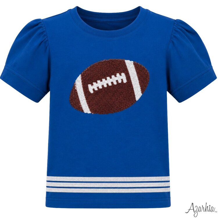 Azarhia Sequin Football Holly Shirt