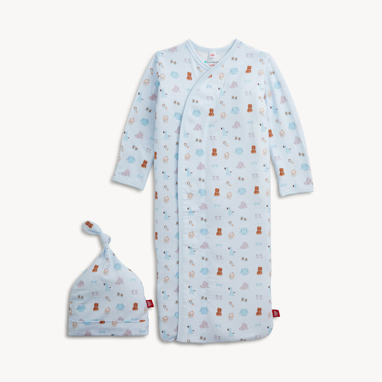 Magnetic  Me Blue Nursery Nostalgia Gown Set