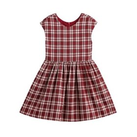 Mabel and Honey HOLIDAY PLAID DRESS