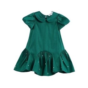 Mabel and Honey HOLLY AND PEARLS DRESS