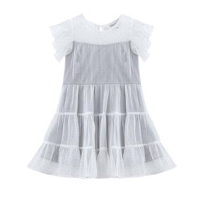 Mabel and Honey Silver Shimmer Shine Dress