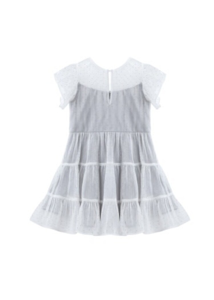 Mabel and Honey Silver Shimmer Shine Dress