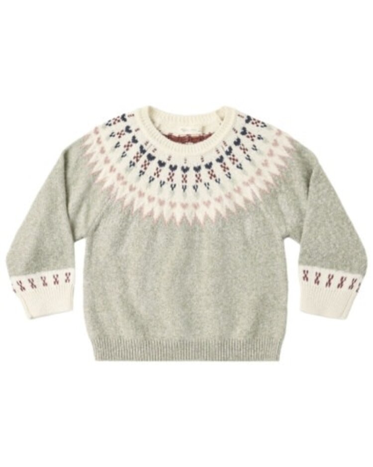 Rylee + Cru LLC Sage Fair Isle Sweater