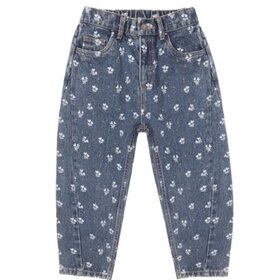 Rylee + Cru LLC Heart Ditsy Barrel Pant