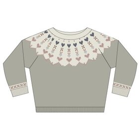 Rylee + Cru LLC Sage Fair Isle Sweater