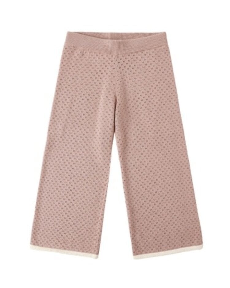 Rylee + Cru LLC Rosewood Pointelle Knit Pant