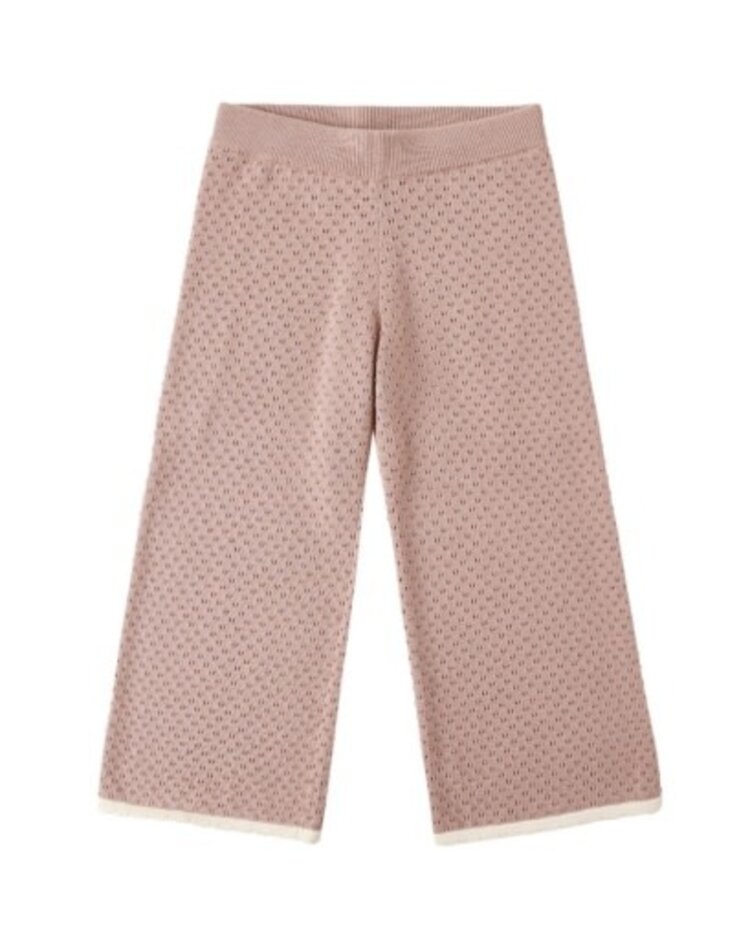Rylee + Cru LLC Rosewood Pointelle Knit Pant