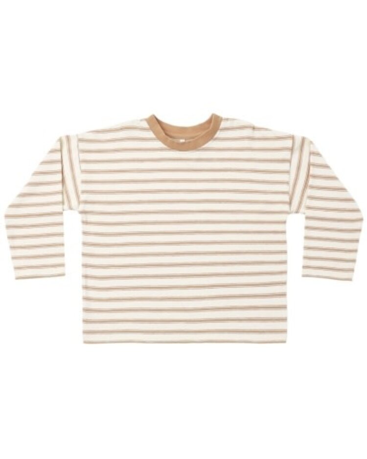 Rylee + Cru LLC Fawn Stripe Camden Long Sleeve Tee