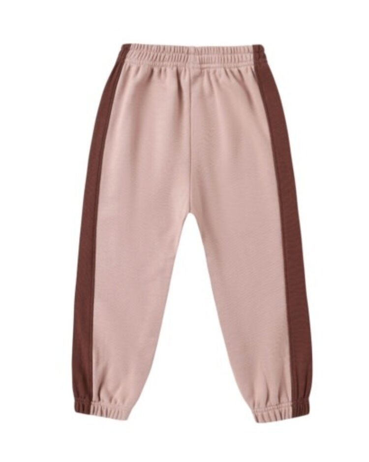 Rylee + Cru LLC Rosewood Paneled Sweatpants