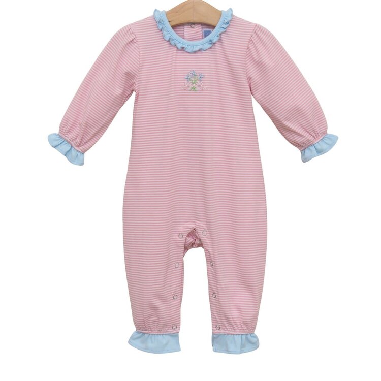 Trotter Street Kids Flower Bouquet Romper