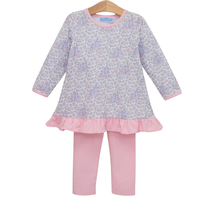 Trotter Street Kids Hidden Castles Print Pant Set