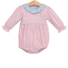 Trotter Street Kids Lt. Pink Gingham Amelia Bubble