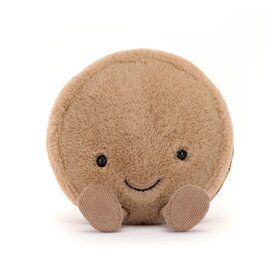 Jellycat Amuseables Mona Macaron (Chocolate)