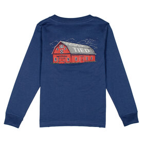 Properly Tied Barn River Blue LS Tee