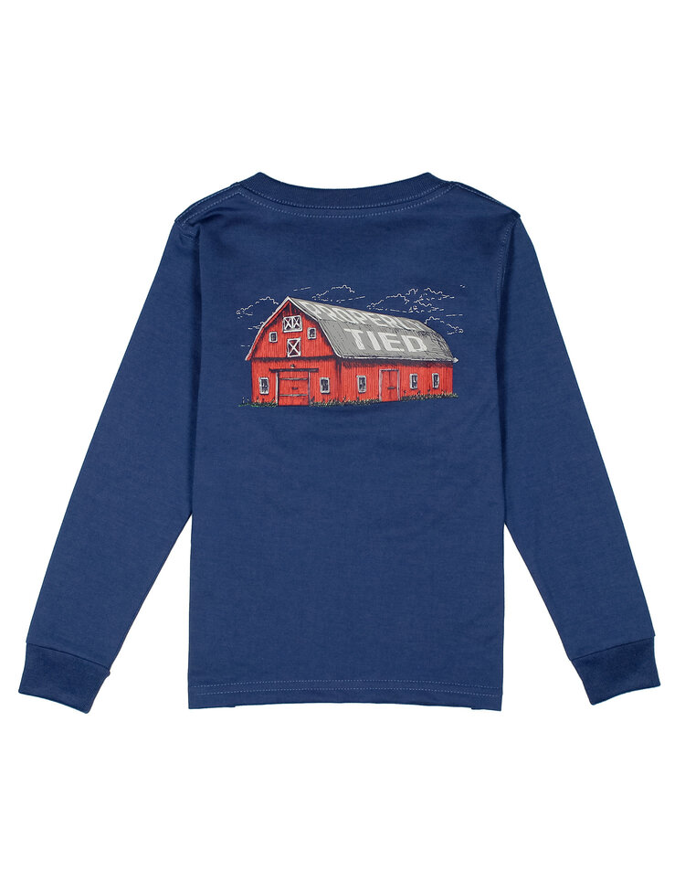 Properly Tied Barn River Blue LS Tee